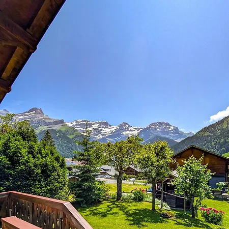 Grand Familial Avec Cheminee Aux Diablerets アパート レ・ディアブルレ